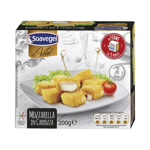 Soavegel Al Volo Mozzarella In Carrozza Gr 200 