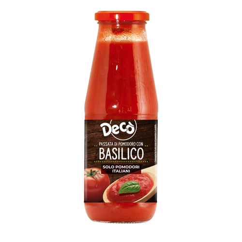 Gusto Decò Passata Di Pomodoro Con Basilico  Gr 700 