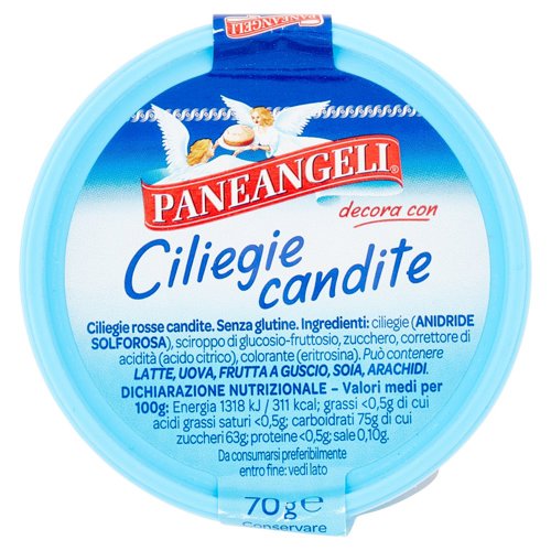 PANEANGELI decora con Ciliegie candite 70 g