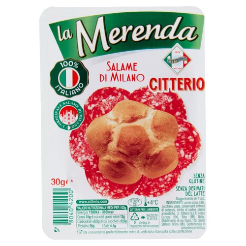 Citterio la Merenda Salame di Milano 30 g