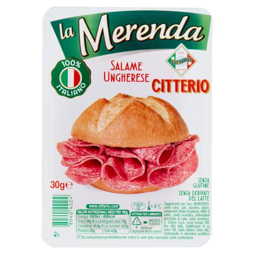 Citterio La Merenda Salame Ungherese 30 g