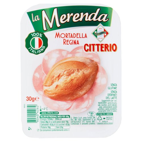 Citterio la Merenda Mortadella Regina 30 g