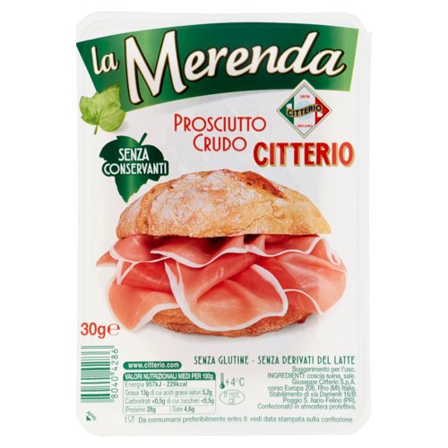 Citterio la Merenda Prosciutto Crudo 30 g