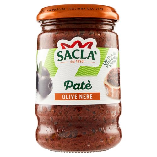 Saclà Patè Olive Nere 190 g