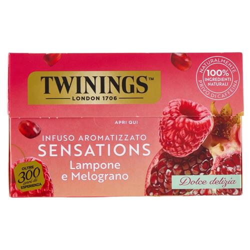 Twinings Lampone e Melograno Infuso Sensations 20 filtri 40 g