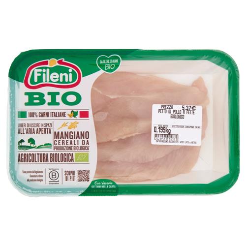 Fileni Bio Petto di Pollo a Fette Biologico