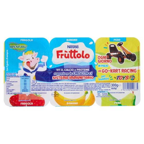 NESTLÉ FRUTTOLO Fragola - Banana - Pera 6x50g