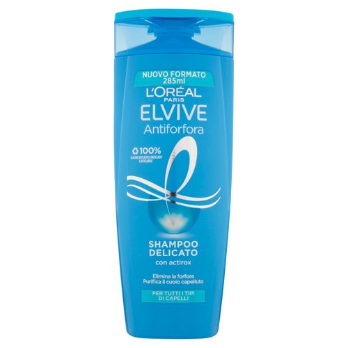 L'Oréal Paris Shampoo Elvive Antiforfora, Per Capelli Normali, 285 ml