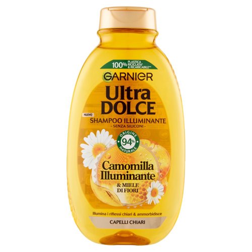 Garnier Shampoo Ultra Dolce Camomilla & Miele di Fiori Shampoo Illuminante 250 ml