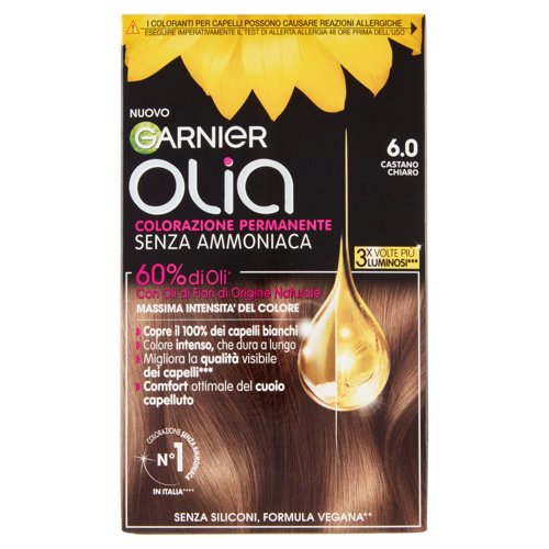 Garnier Olia Tinta Capelli, Senza Ammoniaca, Light Brown 60