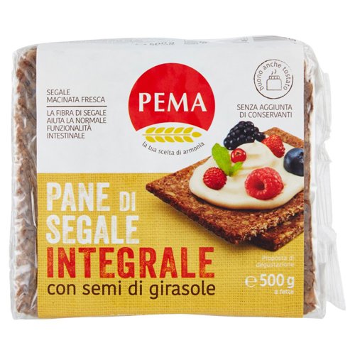 Pema pane integrale con semi di girasole 500g