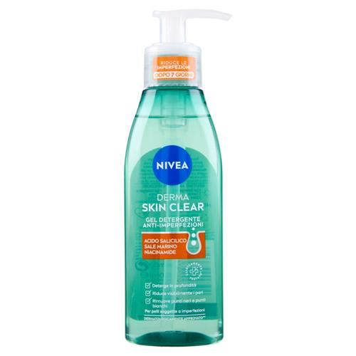 Nivea Derma Skin Clear Gel Detergente Anti-Imperfezioni 150 ml