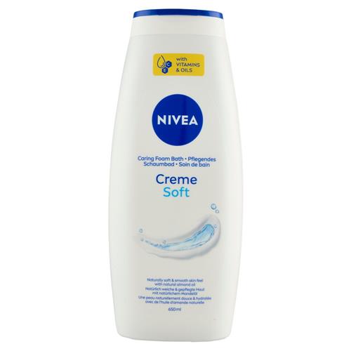 Nivea Creme Soft Caring Foam Bath 650 ml