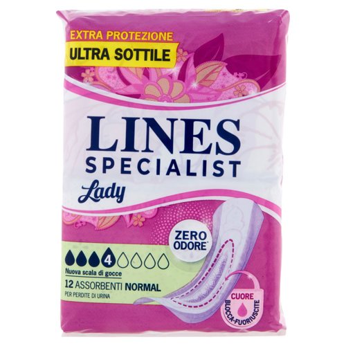 Lines Specialist Lady Assorbenti Normal 12 pz