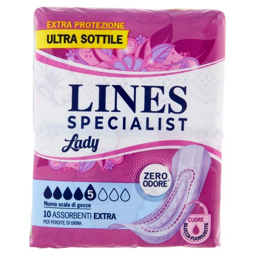 Lines Specialist Lady Assorbenti Extra 10 pz