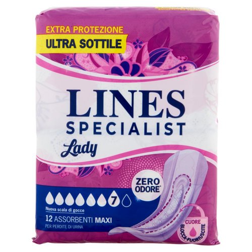 Lines Specialist Lady Assorbenti Maxi 12 pz