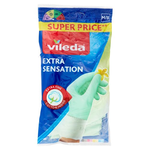 Vileda Guanti Extra Sensation M/8