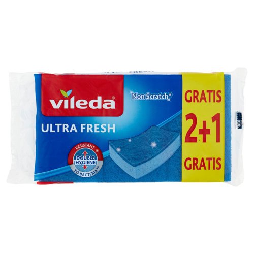 Vileda Ultra Fresh Soft - Antigraffio 2+1 pz