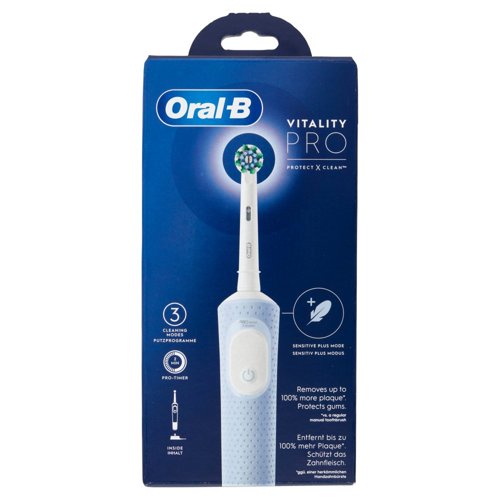 Oral-B Spazzolino Elettrico Denti Ricaricabile Vitality Pro Vapor Blue