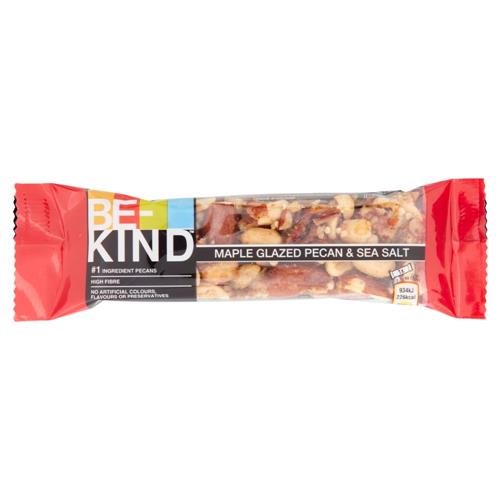 Be-Kind Barretta Noci Pecan, Sciroppo d'Acero, Sale Marino 40 g