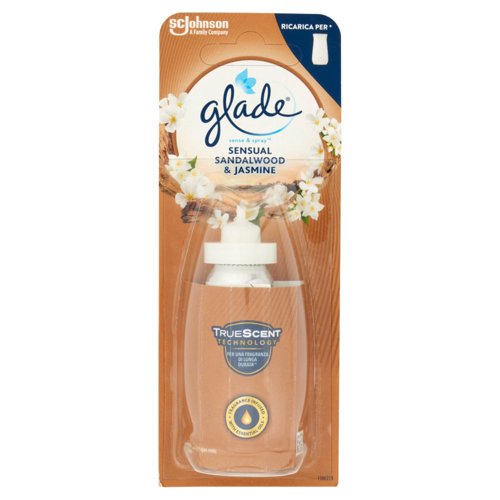 Glade Sense&Spray Ricarica, Profumatore per Ambienti, Sensual Sandalwood & Jasmine 18 ml