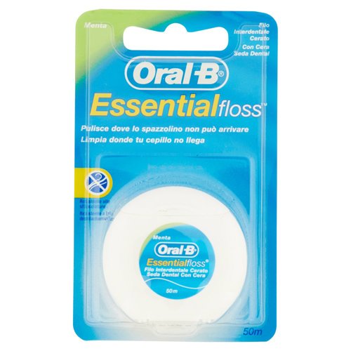 Oral-B Filo Interdentale Cerato Essential Floss Menta 50 m