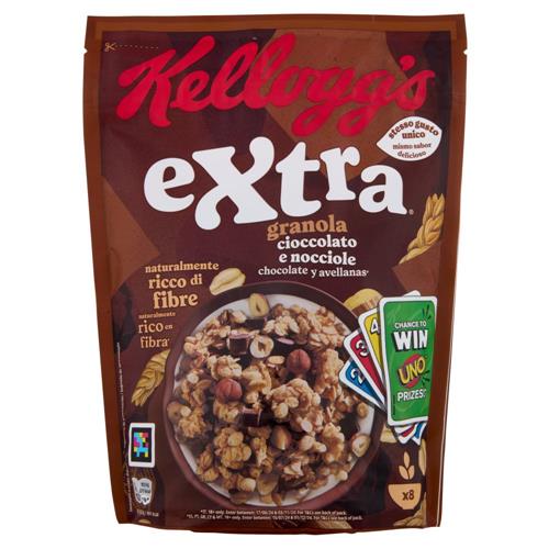 Kellogg's extra granola cioccolato e nocciole 375 g