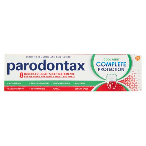 Parodontax dentifricio quotidiano complete protection per denti e gengive più sane con fluoro 75 ml