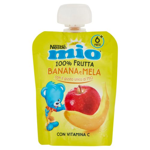 NESTLÉ MIO Merenda da spremere Banana Mela da 6 mesi pouch 90 g