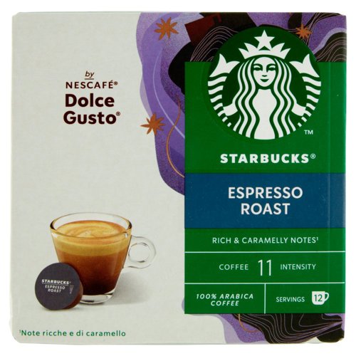 STARBUCKS Espresso Roast by Nescafé Dolce Gusto Caffè 12 Capsule 66 g