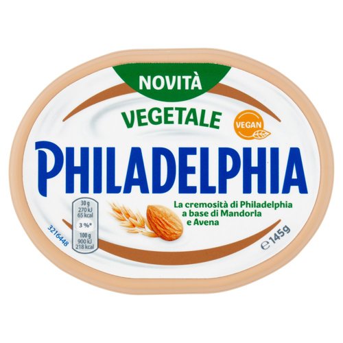 Philadelphia Vegetale preparazione spalmabile a base di mandorla e avena - 145g