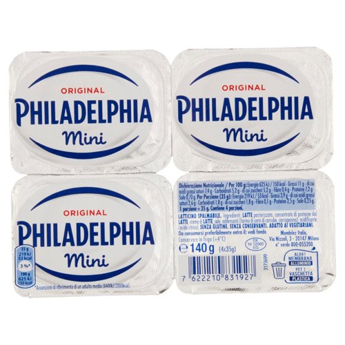 Philadelphia Original Mini formaggio fresco spalmabile - 4 x 35 g