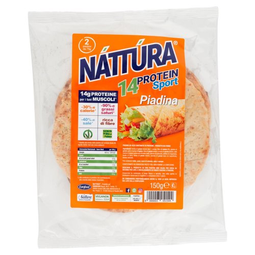 Náttúra 14 Protein Sport Piadina 2 x 75 g