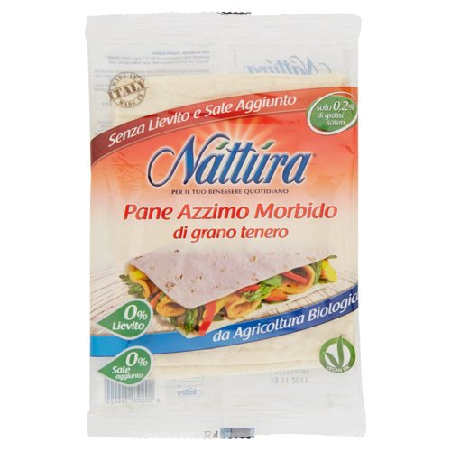 Náttúra Pane Azzimo Morbido di grano tenero 220 g