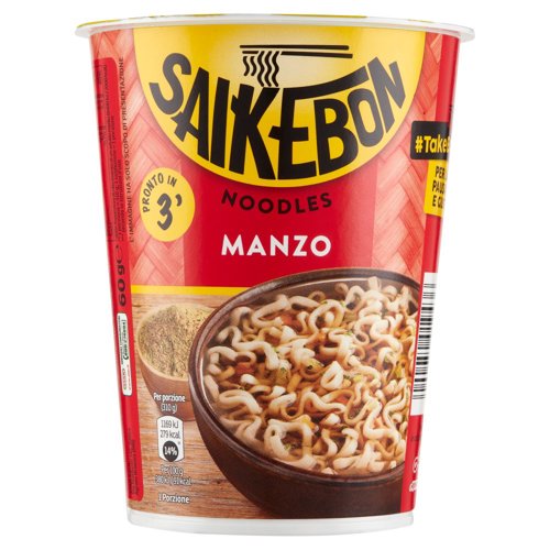 Saikebon Noodles Manzo 60 g