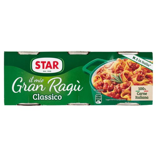 Star il mio Gran Ragù Classico 3 x 100 g