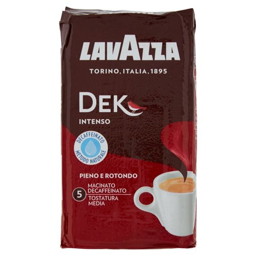 Lavazza, Dek Intenso Caffè Macinato Decaffeinato - 250 g