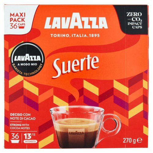 Lavazza A Modo Mio Suerte 36 Capsule 270 g