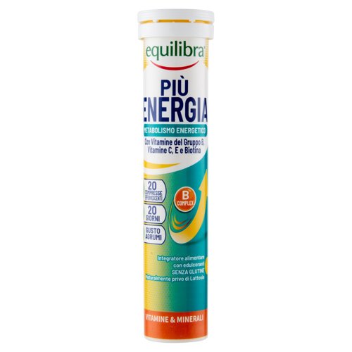 equilibra Più Energia Metabolismo Energetico 20 Compresse Effervescenti 90 g