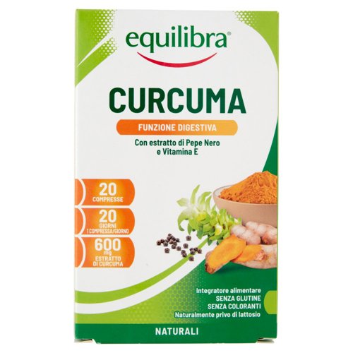 equilibra Curcuma Funzione Digestiva 20 Compresse 18,18 g