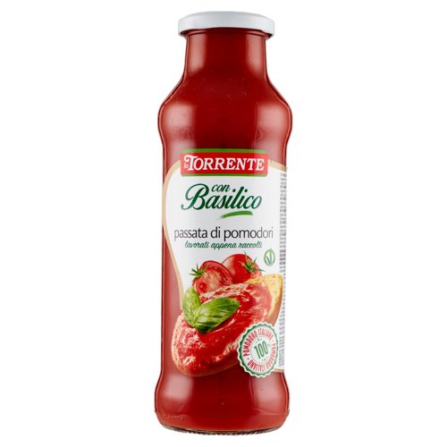 la Torrente passata di pomodori con Basilico 700 g