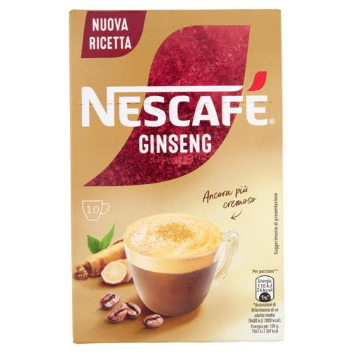 NESCAFÉ Ginseng Caffè Solubile con Ginseng 10 Bustine 70g