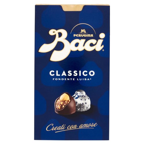 BACI PERUGINA Cioccolatini Fondenti ripieni al Gianduia Scatola 200g