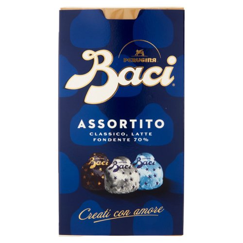 BACI PERUGINA Assortito Cioccolatini ripieni al Gianduia Scatola 200 g