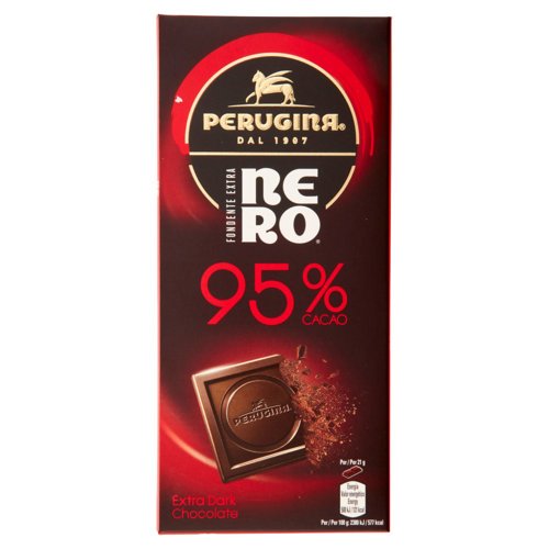 PERUGINA NERO Fondente Extra 95% Tavoletta Cioccolato Fondente 85g