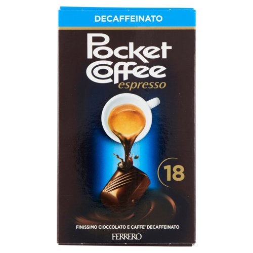 Pocket Coffee espresso Decaffeinato 18 pezzi 225 g