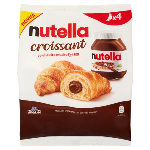 nutella croissant 4 pezzi 340 g