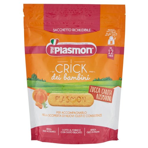 Plasmon i Crick dei bambini Zucca Carota Rosmarino 100 g