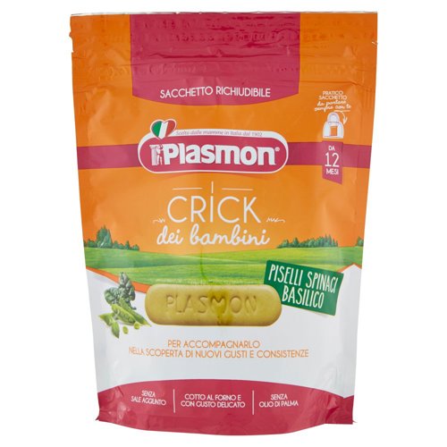 Plasmon i Crick dei bambini Piselli Spinaci Basilico 100 g