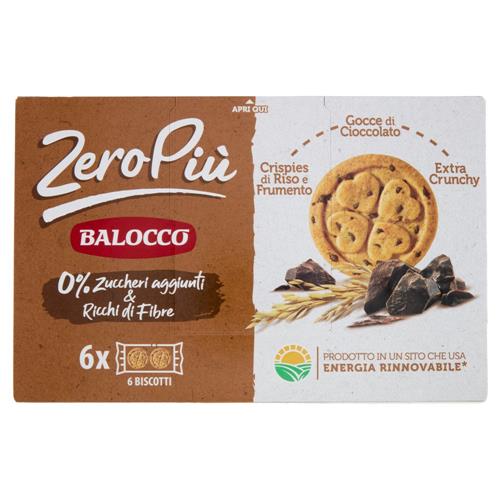 Balocco ZeroPiù Cioccolato & Crispies di Riso e Frumento 6 x 35 g